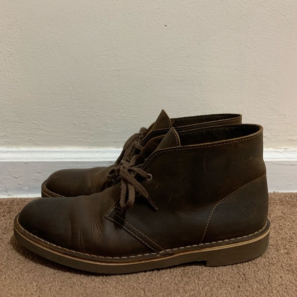 Clark’s brown suede ankle boots (men) - Picture 4 of 8